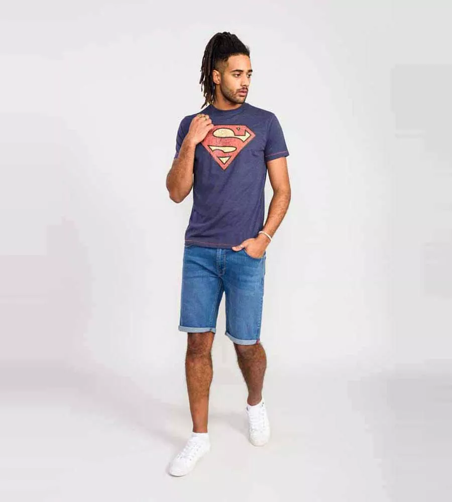 D555 Superman Printed T-Shirt Official Licensed Product